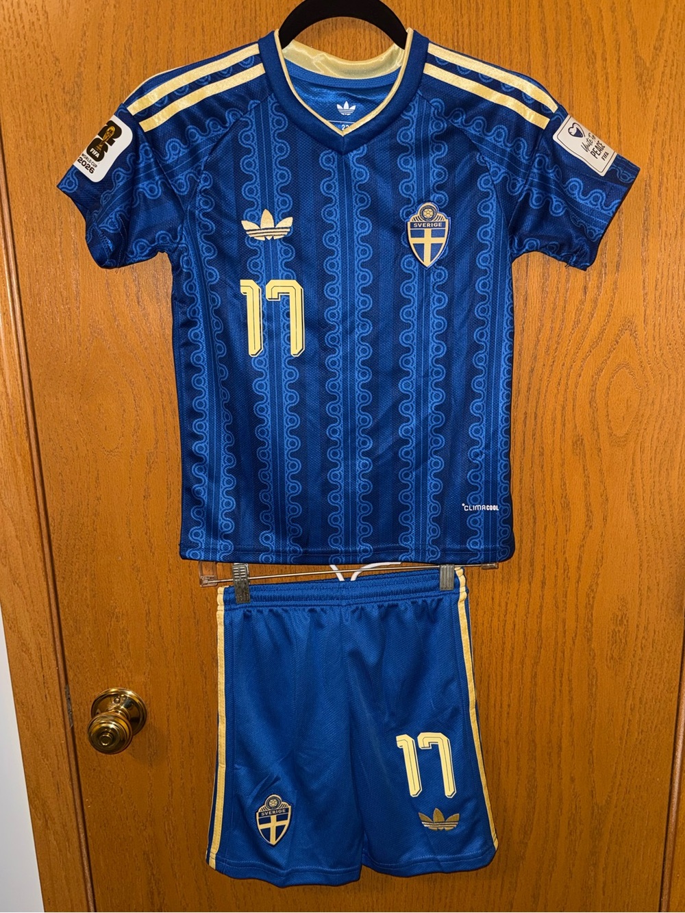 Kids 2026 Sweden Jerseys